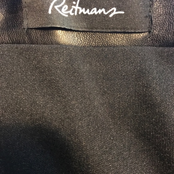 NWOT Reitmans  Vegan Leather Skirt Size 16 - Picture 10 of 14